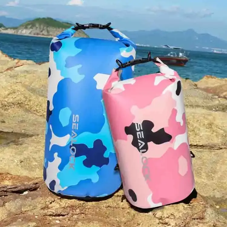 10L/20L वाटरप्रूफ ड्राई ब्याग ड्राई-वेट सेपरेसन पाउचको साथ